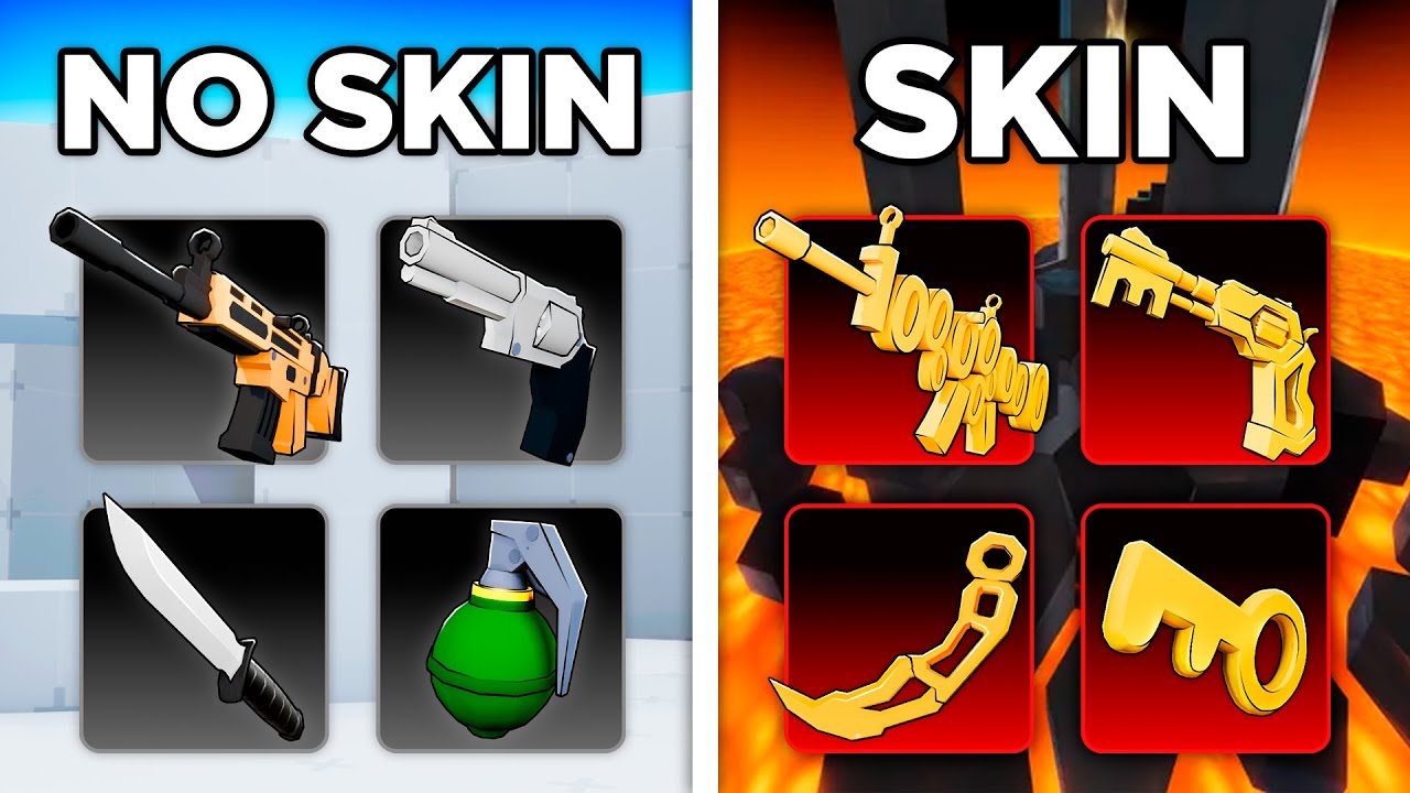Действительно ли скины оружия делают вас лучше в Roblox Rivals?