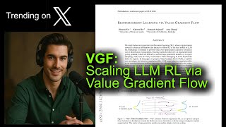 VGF: Scaling LLM RL via Value Gradient Flow
