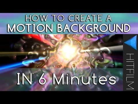 How to CREATE » Motion Background in 6 Minutes | HITFILM Step by Step Tutorial