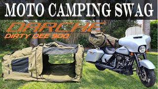 The BEST MOTORCYCLE CAMPING Swag  DARCHE Dirty Dee 900 SWAG unboxing  HarleyDavidson