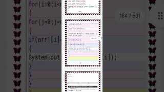 Blue Java : Array program part - 33