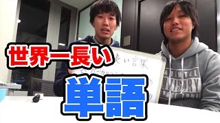 世界一長い言葉がなにか調べてみた