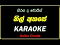 nil ahase umathu wla karaoke නිල් අහසේ උමතු වළා කැරෝකේ without voice lyrics