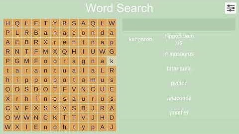 Word Search Demo | Unity 3d