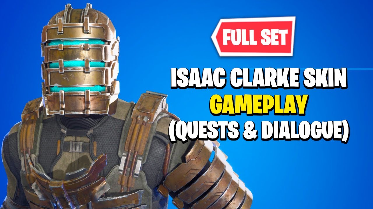 Fortnite Dead Space Isaac Clarke Skin Gameplay YouTube
