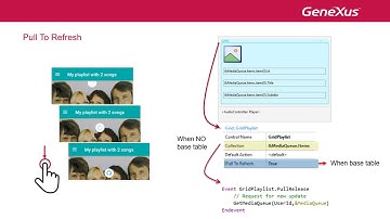 Grids: carga inversa y refresh a partir de un pull
