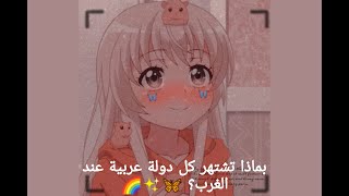 بماذا تشتهر كل دولة عربية عند الغرب؟ ✨??