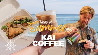 Cafe on Waikiki’s Iconic Beach: Kai Coffee Hawaii | Taste of Summer