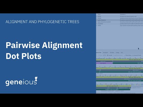 How to do Pairwise Alignment Dot Plots in Geneious Prime