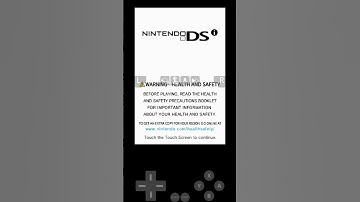Nintendo DSi Start-up via MelonDS emulator #shorts #fyp #nintendo #nintendods #technologia