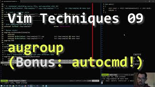 Vim Techniques 09 - augroup (with Bonus: autocmd!) Net Worth