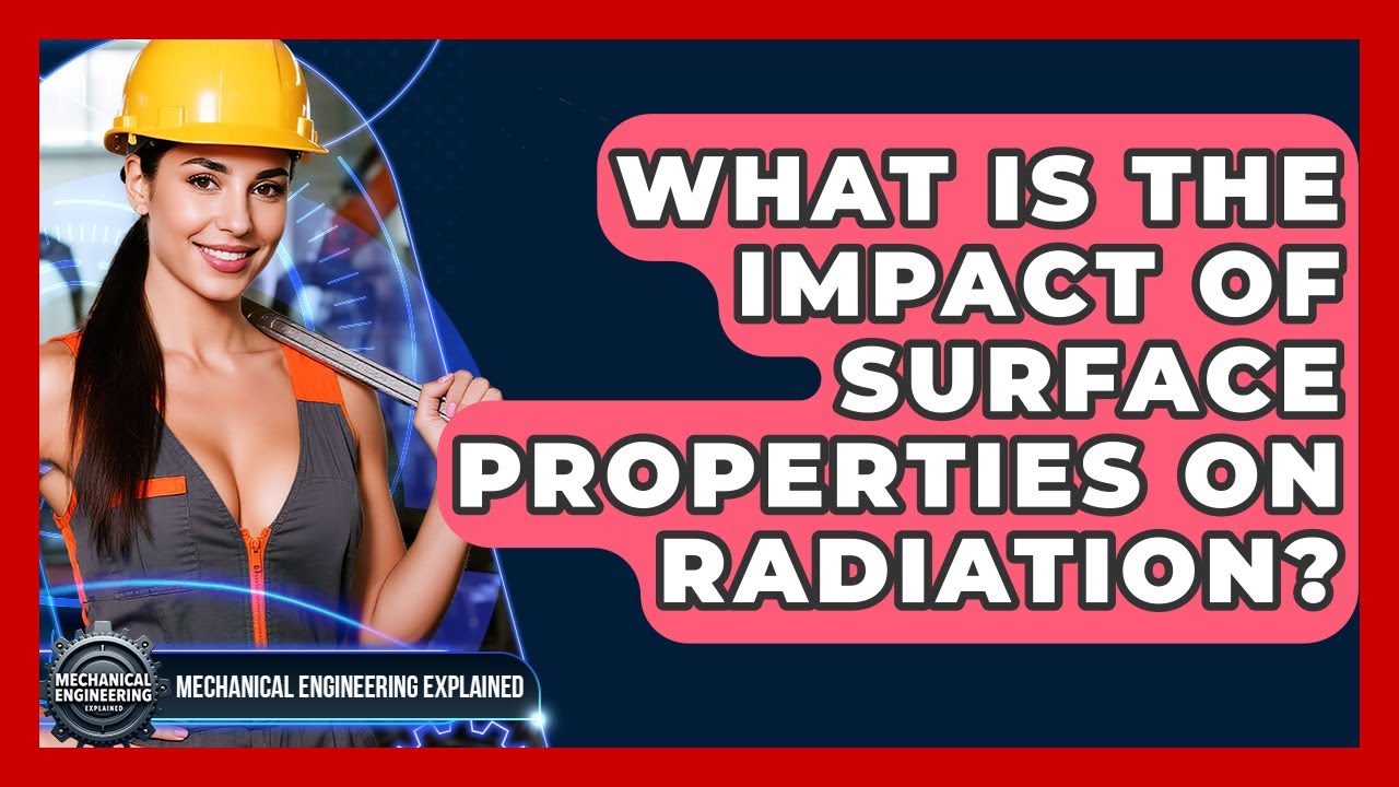 What Is The Impact Of Surface Properties On Radiation? - Mechanical Engineering Explained