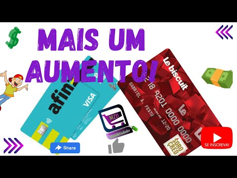 INFOLIMITES MZB! CARTÃO AFINZ LEBISCUIT CONTINUA AUMENTANDO, SAIBA MAIS COMO PEDIR SEU AUMENTO AQUI.