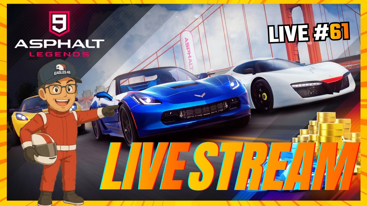 🏎️ HOLI FEST RUMO AO TOP 10K! | Subindo o Ranking no Asphalt 9: Legends LIVE #61🚀