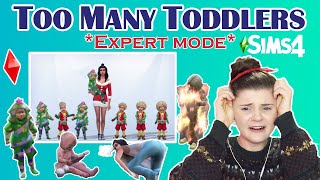 Too Many Toddlers **EXPERT MODE** | The Sims 4 Scenarios 👶👶👶👶👶👶👶