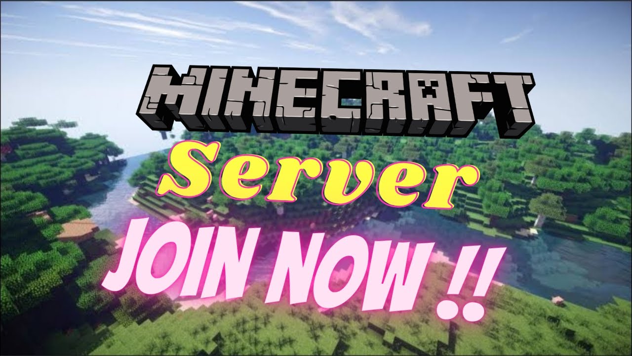 Join my minecraft server now!!! - YouTube