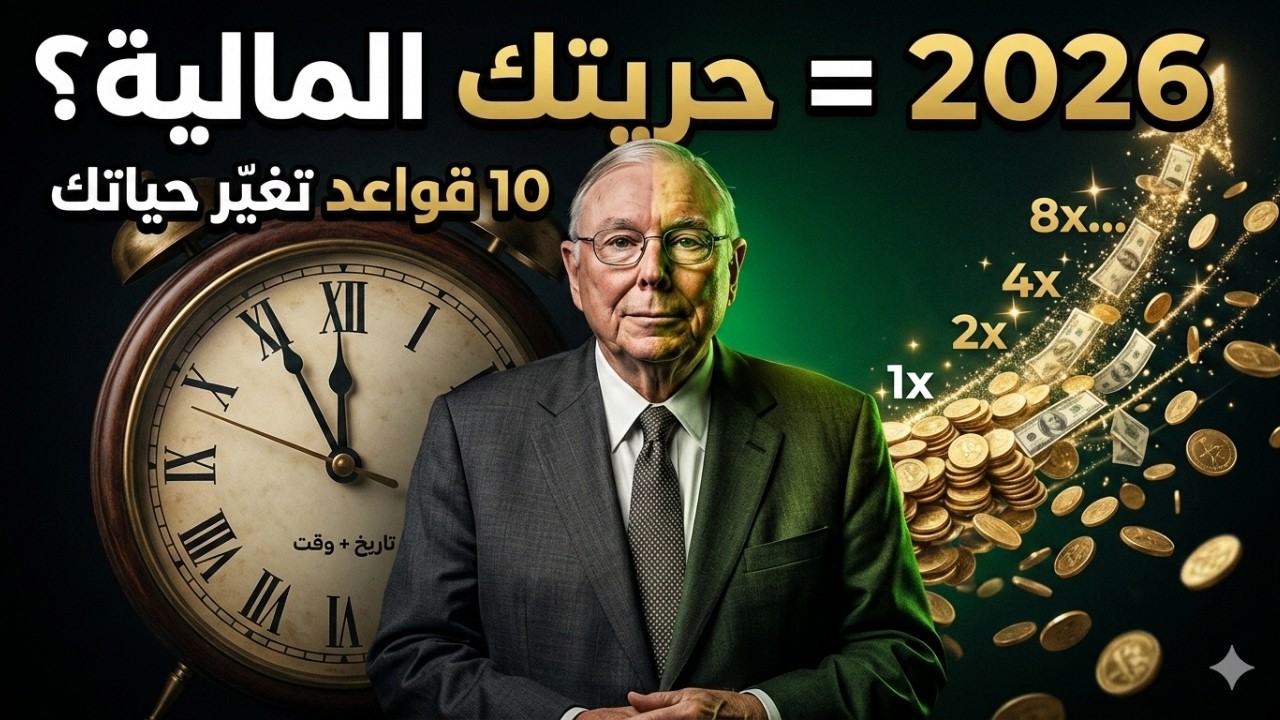 10 قواعد لتحقيق الحرية المالية في 2026 | من الصفر إلى الاستقلال المالي خطوة بخطوة