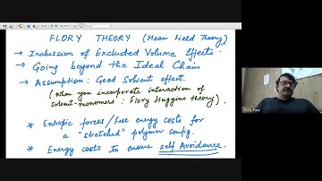 Flory theory of polmers: Polymers with ex. vol. interactions. Entropic (rubber) elasticity