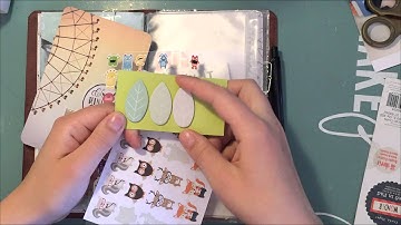 My Foxy Dori Travellers Notebook set up  January 2016