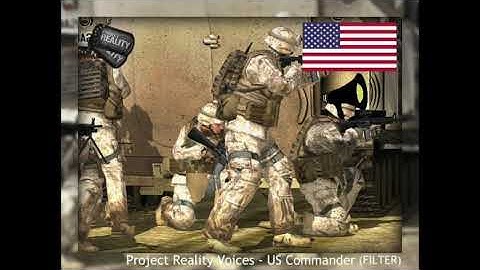 Project Reality Voices - US Commander FILTER