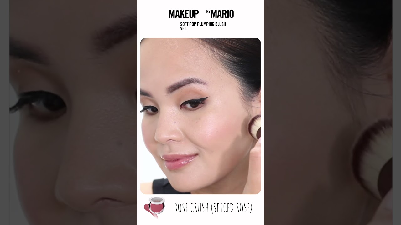 New🔥 Makeup By Mario Soft Pop Plumping Veil Blush in Rose Crush!  