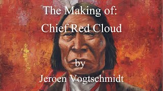 The Making of: Red Cloud Portrait (An Oil Painting Timelapse)