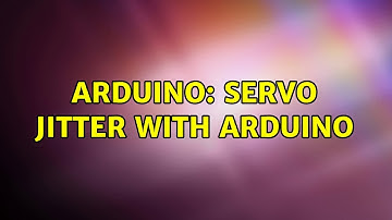 Arduino: Servo jitter with Arduino (3 Solutions!!)