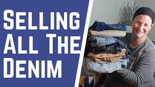 I Make Money Selling Jeans on eBay!//What Sold this Week//A Look at What Brands are Selling for Me