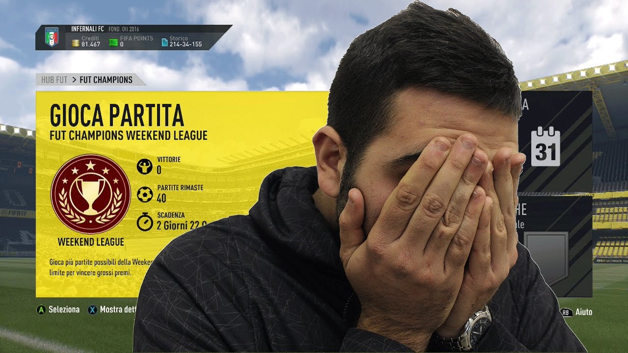 SCLERO WEEK END LEAGUE + SBC !!! PROVIAMOCI !!! FIFA 17 - SCLERO WEEK END LEAGUE + SBC !!! PROVIAMOCI !!! FIFA 17