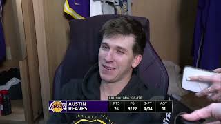 Austin Reaves Postgame Interview Miami Heat Vs Los Angeles Lakers