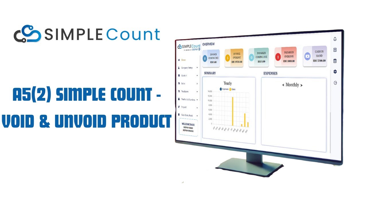 A5(2) SIMPLE COUNT   VOID & UNVOID PRODUCT