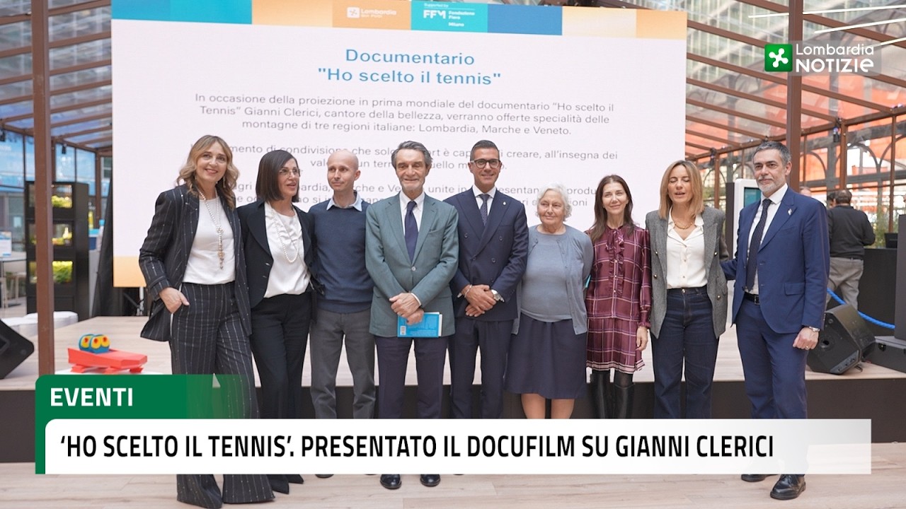 A Casa Lombardia presentato il docufilm 'Ho scelto il tennis' su Gianni Clerici