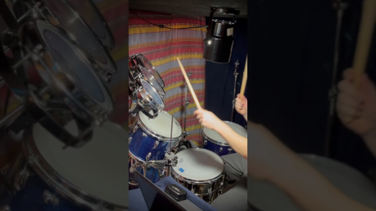 In my gated reverb era 🥁✨Channeling iconic 80s drum vibes