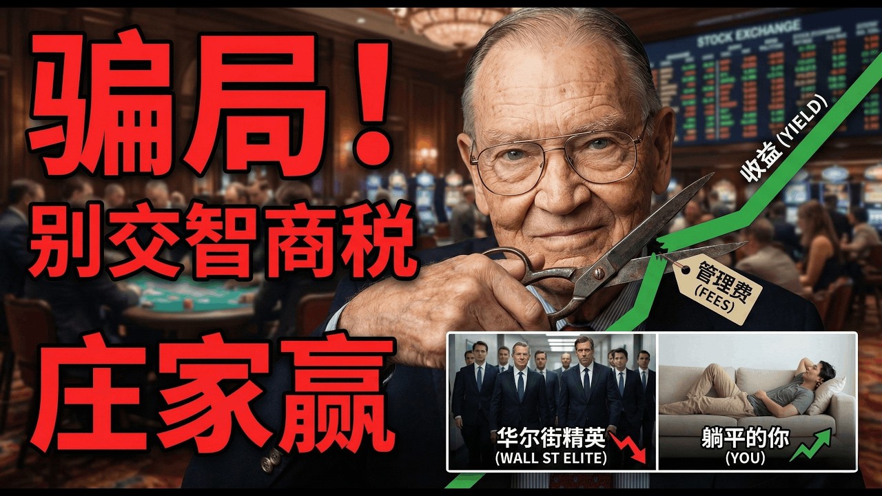 约翰·博格的遗言：华尔街不想让你知道的秘密，只需这一招，击败 90% 的基金经理 | The Great Wall Street Scam: Jack Bogle Exposes the Truth.
