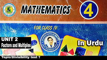 1) Divisibility test | Class 4 - Unit 2 | @sindhtext