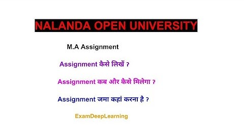 M.A assignment// Nalanda open University// 2020-2021