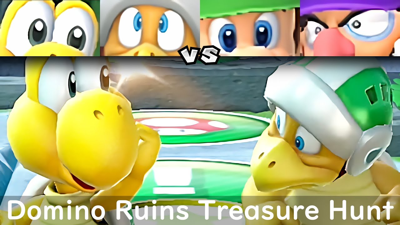 Super Mario Party Koopa Troopa and Hammer Bro vs Luigi and Waluigi #108