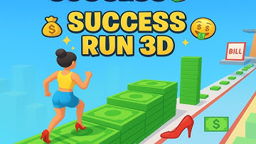 Success Run 3D - Level 14-16 Gameplay 👠💵 | Girl Running on Money (No Commentary)
