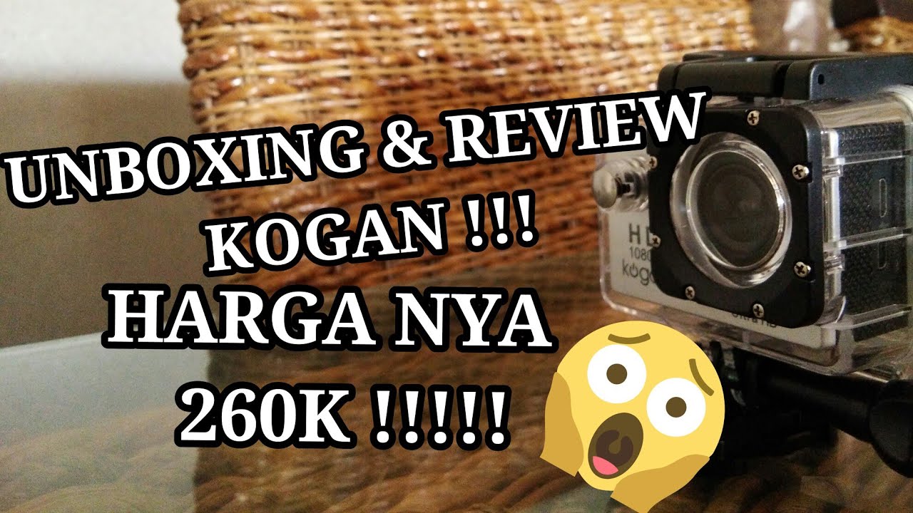 Unboxing Dan Review Kogan Action Camera 4K UltraHD 16mp Wifi Harganya Murah !!! YouTube
