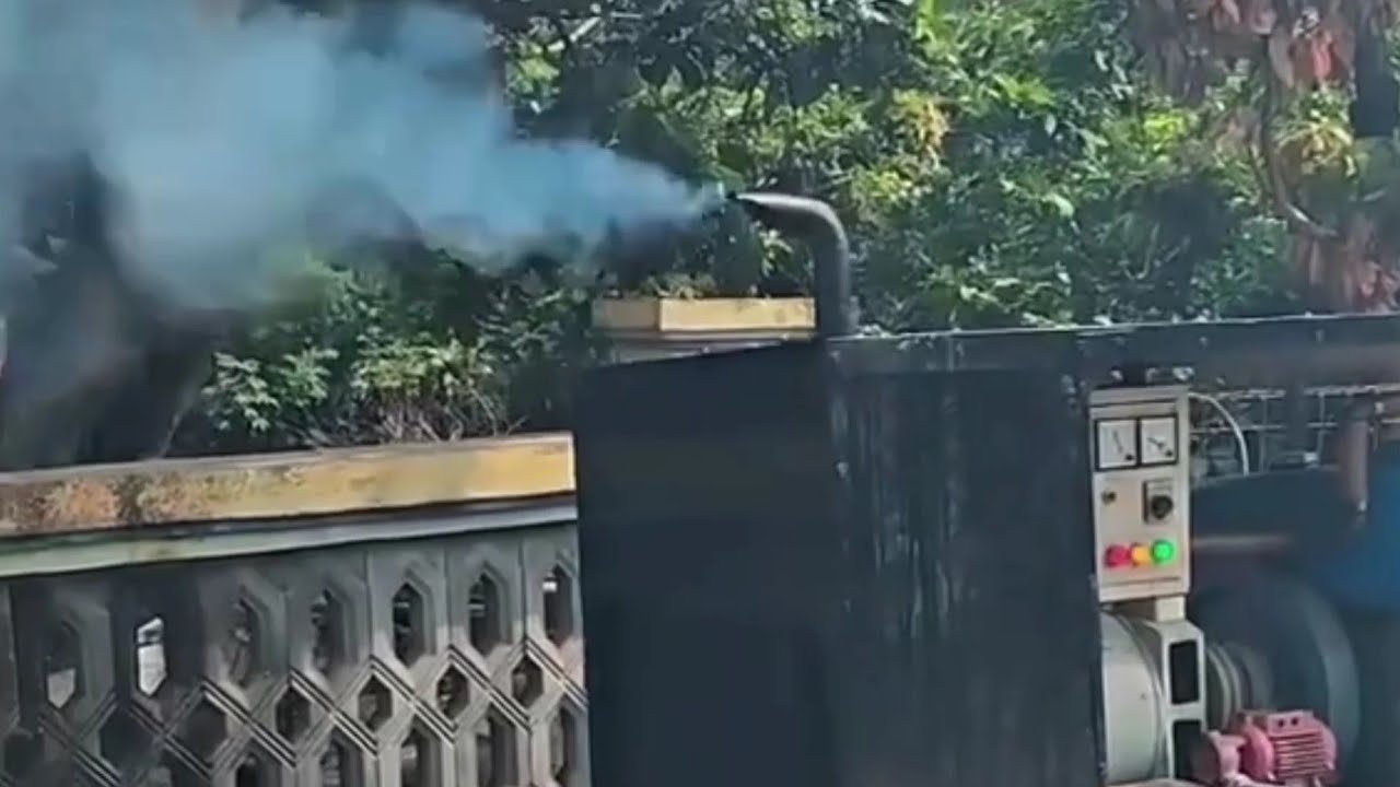 Detik detik Genset Diesel Samp4i Mengeluarkan Api - Beda Orang Beda Selera 