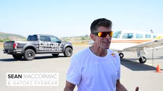Sean MacCormac Skydiving with Gatorz Eyewear