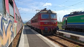 БВ4641 с 44202 пристига на гара Тулово от Русе разпр. - Стара Загора (23.04.23г)