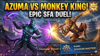 ANTI-AIR DOMINATION! 🚫 Azuma vs Monkey King Gameplay | Shadow Fight 4: Arena