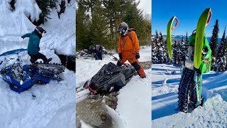 INSANE SLED FAILS AND WINS #3 | Snowmobile Fail Compilation 2024