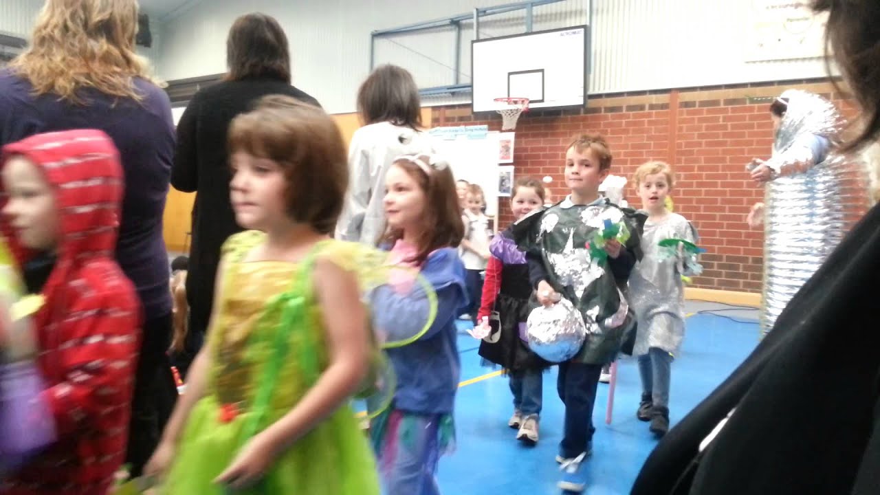 Book week dress up parade Aug 2013 space theme YouTube