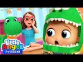 Изучаем Динозавриков 🦖🦕 | Сборник Песенок Про Животных | Little Angel Русский