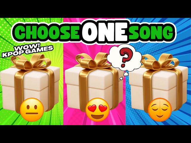 CHOOSE YOUR GIFT: KPOP EDITION 🎁😍 SAVE ONE KPOP | KPOP QUIZ 2024 class=