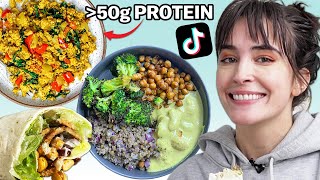 I Tried TikTok&#39;s Viral High-Protein Vegan Meals