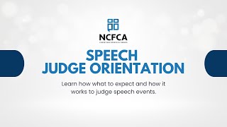Speech Judge Orientation