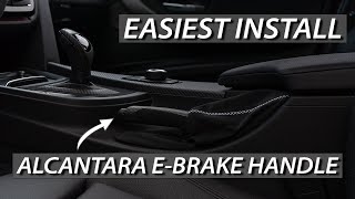 CAN'T GET ENOUGH | ALCANTARA/DRY CARBON E-BRAKE HANDLE INSTALL screenshot 2